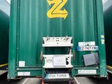 a green container with a yellow z logo on it
