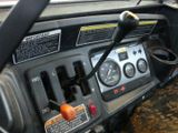 a close up of a dashboard of a vehicle