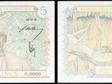 deux images différentes représentant un homme et une femme figurant sur un billet de banque