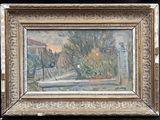 an image of a painting of a boat on the water