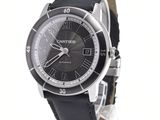 a close up of a watch with roman numerals on the face