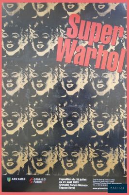 une affiche du film « Super Warhol »