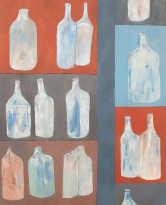 Jean SANGLAR (1926-1996) Composition représentant des boutei…