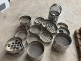 a lot of metal items that are sitting on the floor