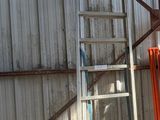 un homme qui se tient à côté d'une échelle