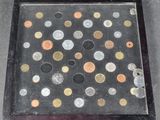 a picture of a picture of a tray of coins