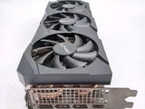 a close up of a video card with a fan on top of it