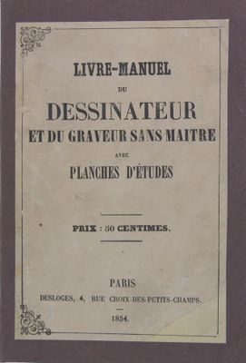 un vieux livre intitulé « Dessinateur et cravier sans maître » et pl