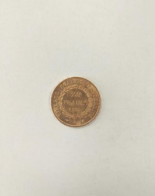 monnaie 20 francs or Génie 1897 A. - Photo 1