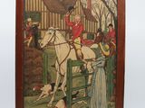 une image d'un tableau représentant un homme à cheval et une femme à cheval