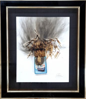 CESAR (1921-1998) Combustion d'allumettes