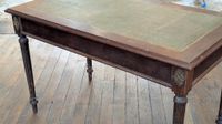 Table bureau, rectangulaire en bois de placage, bronze doré … (photo 6)