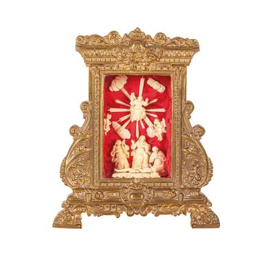 TABLE DE CHEVET EN IVOIRE, SICILE, 18E SIÈCLE - Photo 1