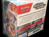 the box for the pokemon card game has a picture of a man on a skateboard