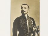 an old photo of a man in a military uniform