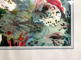 a picture of a painting of a flower in a vase