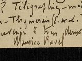 an old handwriting on a piece of paper with writing on it