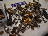 a lot of tools that are on a table