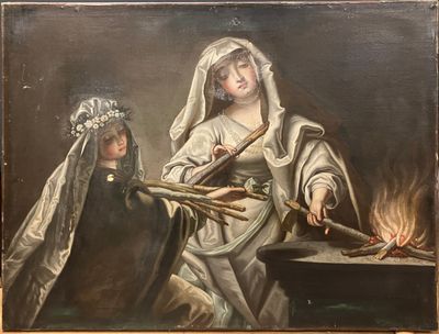 Jean RAOUX, suiveur de Les vestales portant le feu sacré