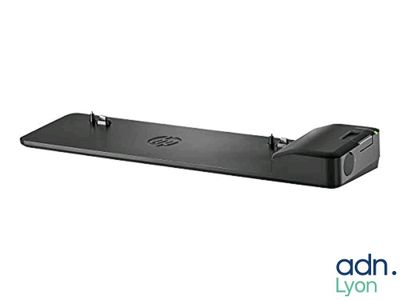 the hp laptop dock is attached to the back of the laptop