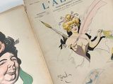 a picture of a cartoon book with a picture of a woman and a man
