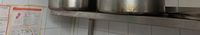 Etagère murale inox. L : 270 cm.