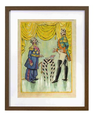 NIKOLAI KUZMIN (1890-1987) Illustration pour ‘Levsha’ (Le Di…