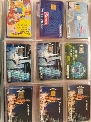 Important Lot DE Telecartes 30 - 50 Euro