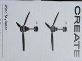 a box with a picture of a wind turbine on it