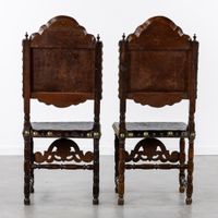 Ensemble de huit (6+2) chaises espagnoles ou « chaises Ruben… (photo 5)