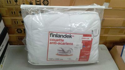 Couette chaude 140x200, 350g - Produit neuf fin de série