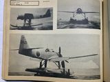 an old book with pictures of airplanes on it