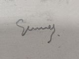 a close up of a writing on the side of a building