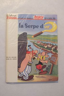 une image représentant un album de bandes dessinées avec l'illustration d'un homme et d'un chien
