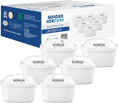 Lot de 6 seaux à glace « Icepure » avec couvercles