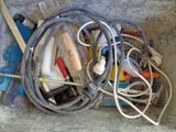 a pile of electrical wires and wires in a box