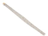 a diamond bracelet, by cartier