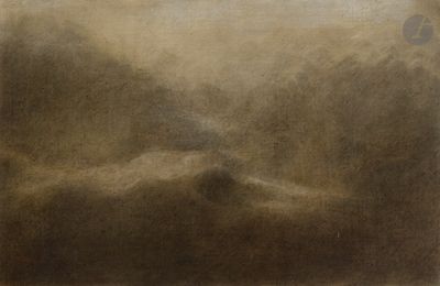 une image représentant un tableau où l'on voit une personne allongée sur une plage