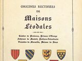 the front cover of a book with a picture of a coat of arms on it