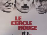french movie poster for le cercle rougee starring three men in hats
