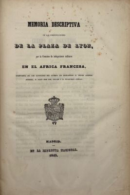 BURRIEL (Pedro Andrés), Juan José del VILLAR et Francisco CO…