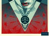 an image of a poster of a woman with a necklace on her neck