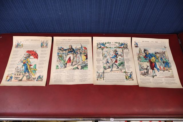 Imagerie Pellerin : image d’Epinal : partitions de chansons illus...