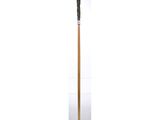 a close up of a baseball bat on a white background
