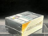 a box of cigarettes sitting on top of a glass table