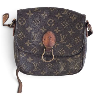 Sac à bandoulière Louis Vuitton en toile Monogram et cuir