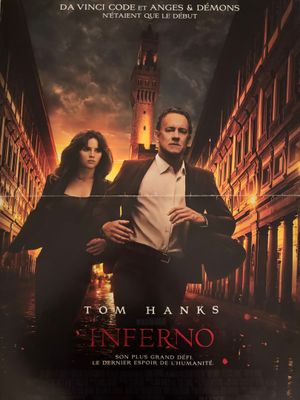 une affiche du film « L'Enfer intérieur », avec Tom Hanks et sa femme
