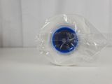 a roll of tape wrapped in plastic with a blue eye