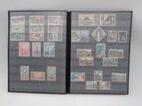 a picture of a book with a lot of stamps on it