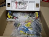 a box with a bunch of toys inside of it